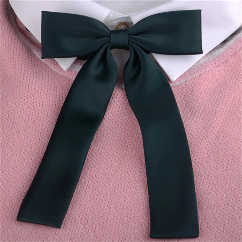 Escola Japonesa JK Uniforme Bow Tie Para Meninas Borboleta Cravat Fita Cor Sólida Escola Marinheiro Terno Uniforme Acessórios