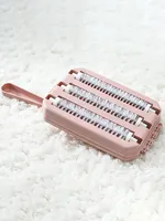 1pc-Carpet Crumbs Table Brush Manual Crumb Cleaner Handheld Double Roller Sweepers For Home Bedroom Office Carpet Debris Brush