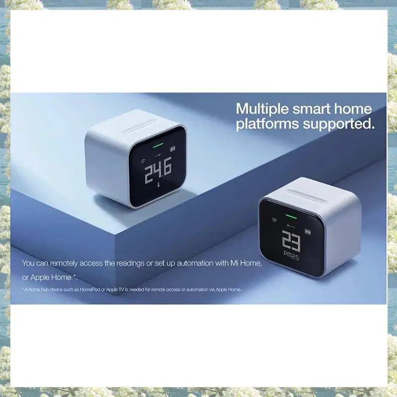 New-Air Detector Lite Retina Touch IPS Screen Touch Operation Pm2.5 Mi Home APP Control Air Monitor Work For  Homekit Durab