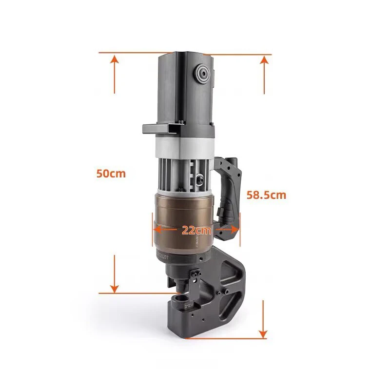 Steel Structure Punching Machine H-Steel I-beam Steel Photovoltaic Puncher Electric Hydraulic Hole Opening Machine Thick 12mm