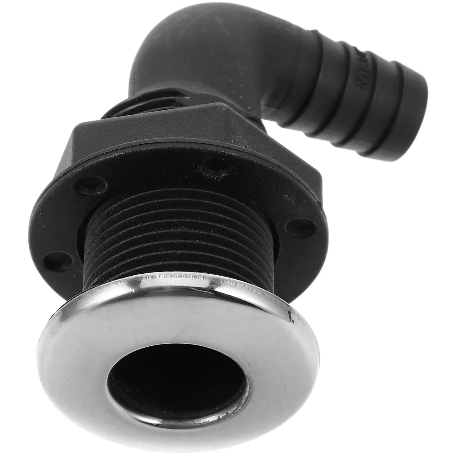 

Marine Sewage Outlet 90 Degree Thru Hull Plug Boat Drain Fittings Nylon Deck Kayak Replacement Parts Through Hull Adapter
