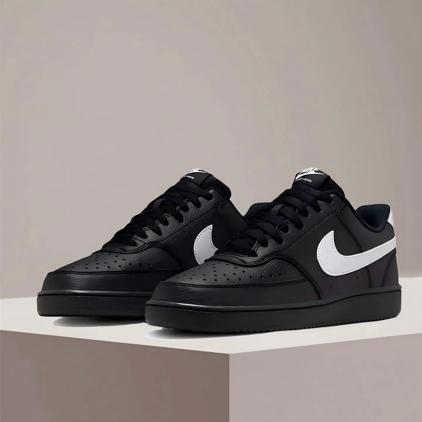 

Кеды Nike Court Vision Low Retro, легкие, удобные, нескользящие и прочные, унисекс, FZ0630-010