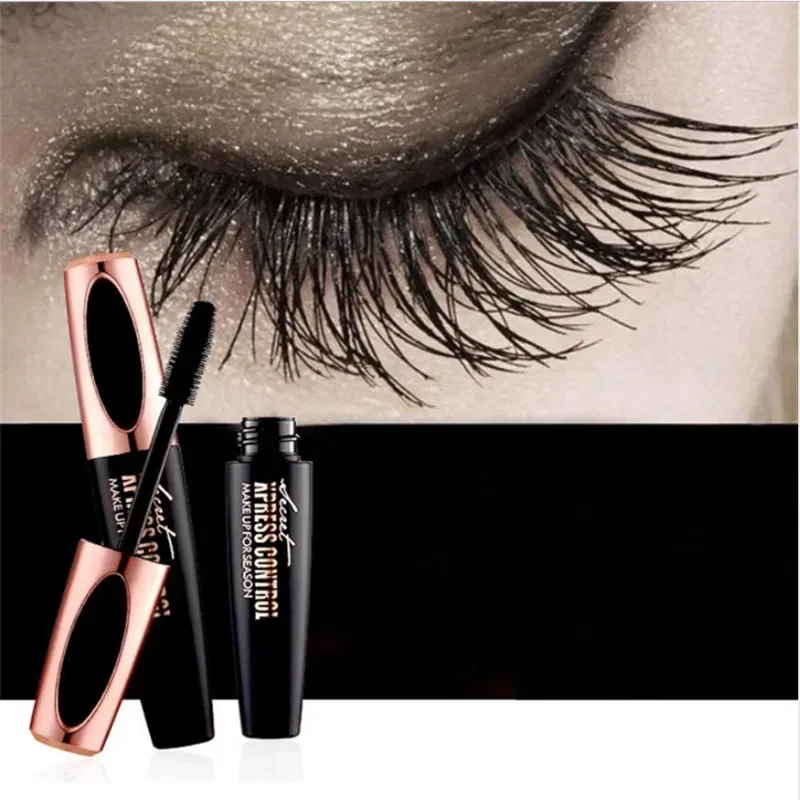 4D Silk Fiber Eyelash Mascara Quick Dry Long Lasting Waterproof Urly Eyelashes Extension Balck Mascara Women Makeup Cosmetics