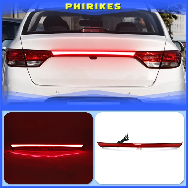 

For Kia Rio K2 Sedan 2017 2018 Led Rear Bumper Reflector Car Tail Light Fog Lamp Braking Driving Car Accessories