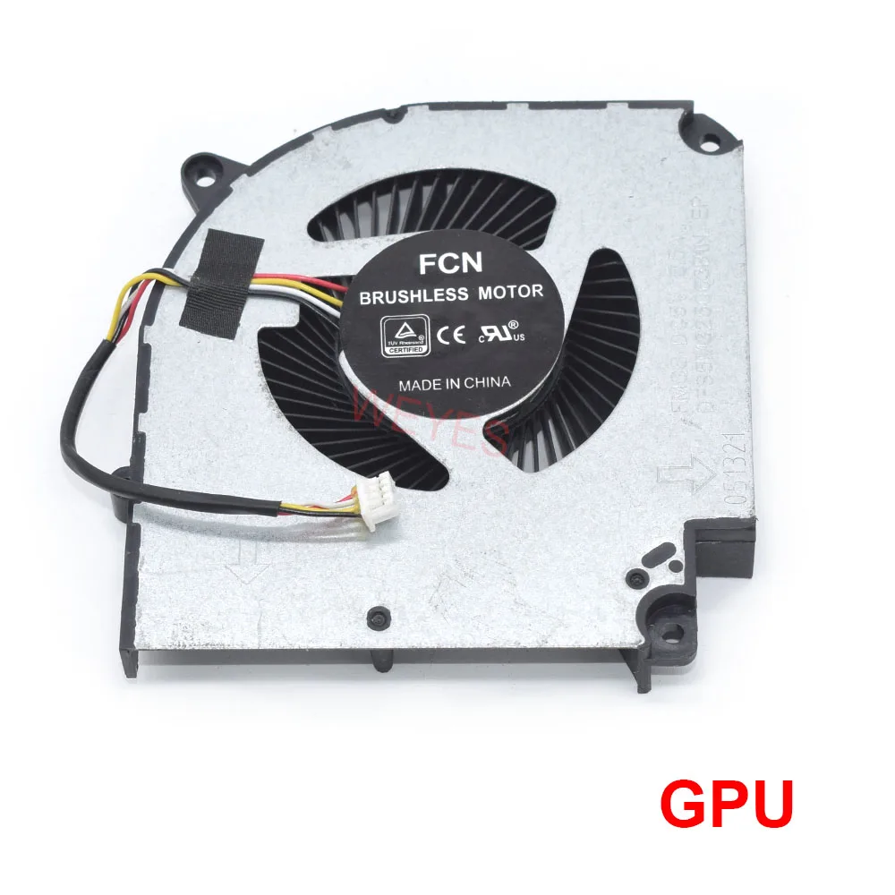 Imagem -02 - Ventilador Cpu Gpu para Gigabyte Cooler Pinos Dfs5m325063b1n Dfs5k221153711 dc 5v Jogos g5 kc g7 kc g7 md 0.5a Novo