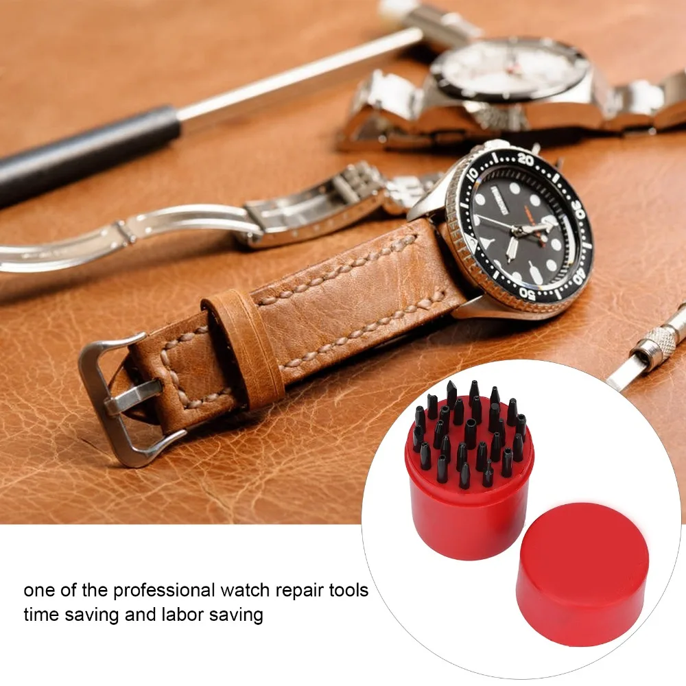 25Pcs Steel Watch Hands Presser Black Needle Punch Length 60mm Watch Hand Pusher Watch Hand Fitting Tool For Watch Repairing