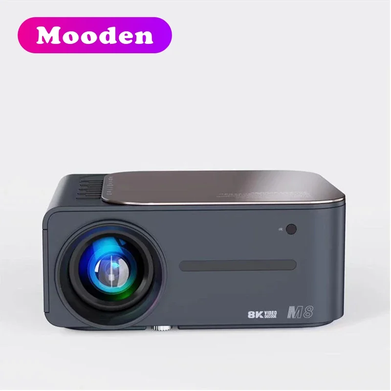 L M8 Projector 4K 1080P Projectors WiFi BT  HD High Lumens Portable Video Projector 4K Support Android