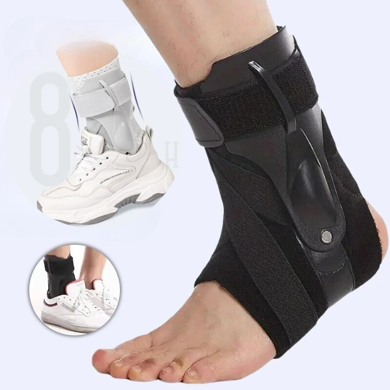 Ankle Brace for Sprained Ankle Support with Side Stabilizers for Men Women Ankle Splint Stabilizer Recovery Tendonitis Health