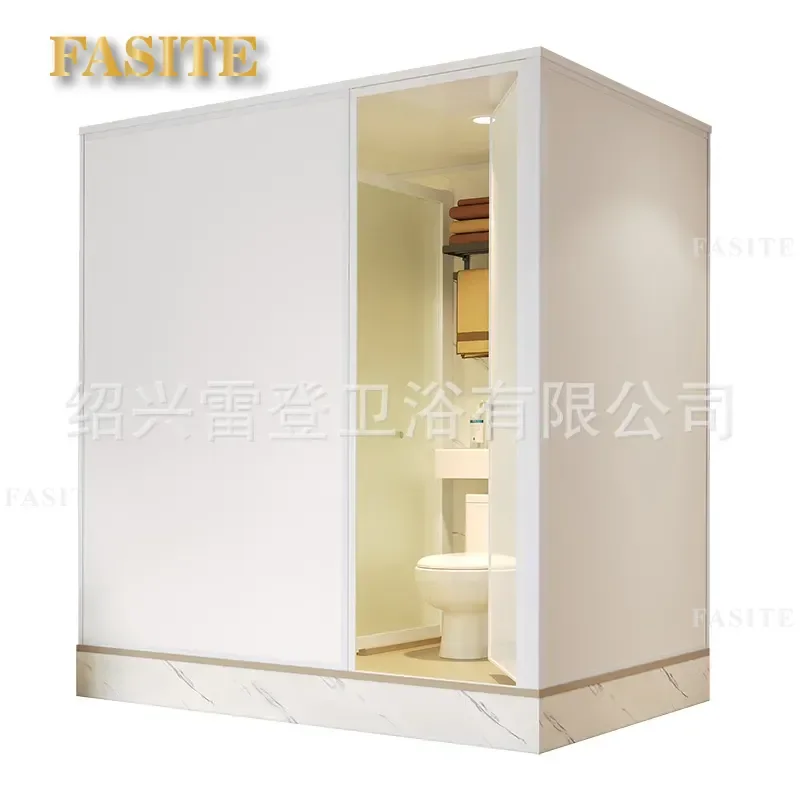 for Integral Shower Room Integrated Toilet Household Bathroom Bathing Dry and Wet Separation Bath Room Rural Elderly Toilet