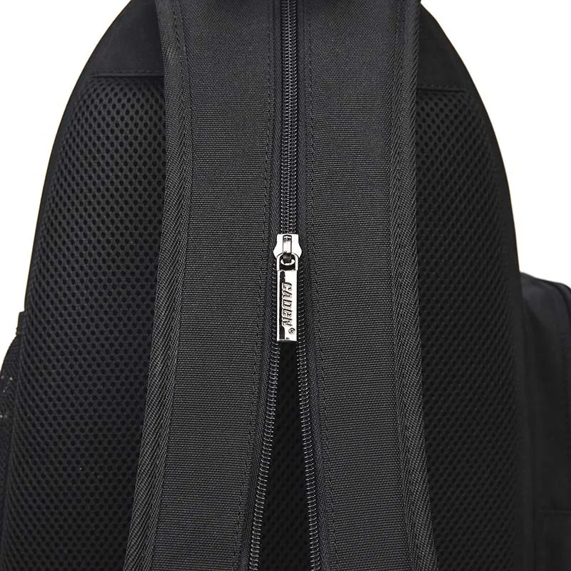 900D Water Resistant DSLR Camera Bag, Convertible Shoulder or Backpack Carry, Divided Storage, Padded Back, Built In USB Port