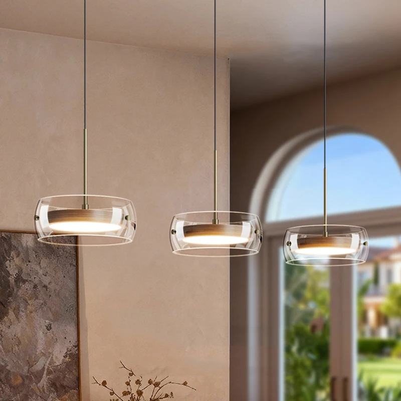 Modern dine dining room Pendant lights indoor lighting Ceiling lamp hanging light led chandelier decorative interior lighting view 3
