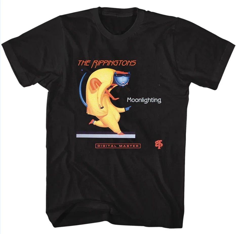 Moonlighting Album The Rippington Pattern Pure Cotton T-shirt Pure Cotton T-shirt Printed Pattern Suitable for All Seasons