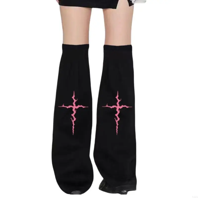 

Y88a панк -расколотые ноги выгрешители субкультуры в рукавах гостики мешковатые манжеты голеностоп