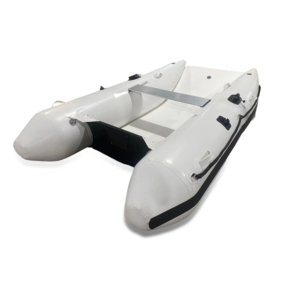 Best Selling High Speed Catamaran Sailboat 280cm Drop Stitch Floor Portable Design For 3 Person
