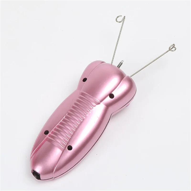 1 шт., женский электрический эпилятор для удаления волос с вилкой европейского стандарта для тела, лица, ног, рук-депилятор с хлопковой нитью для гладкой кожи