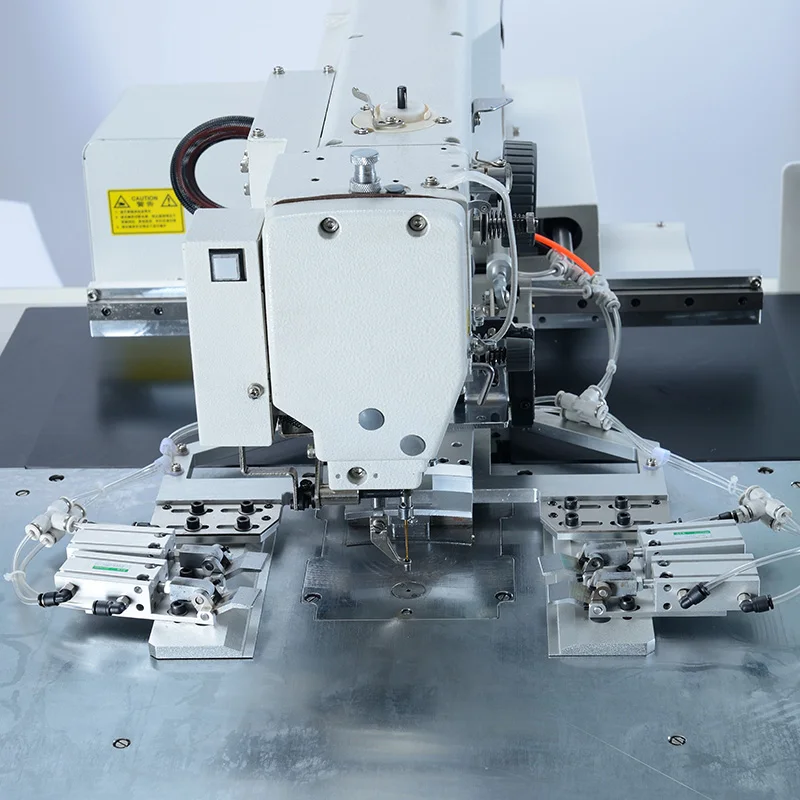 New Industrial High-Speed Flat-Bed Computerized Automatic Hat Visor Sewing Machine Core Motor Metal Plastic