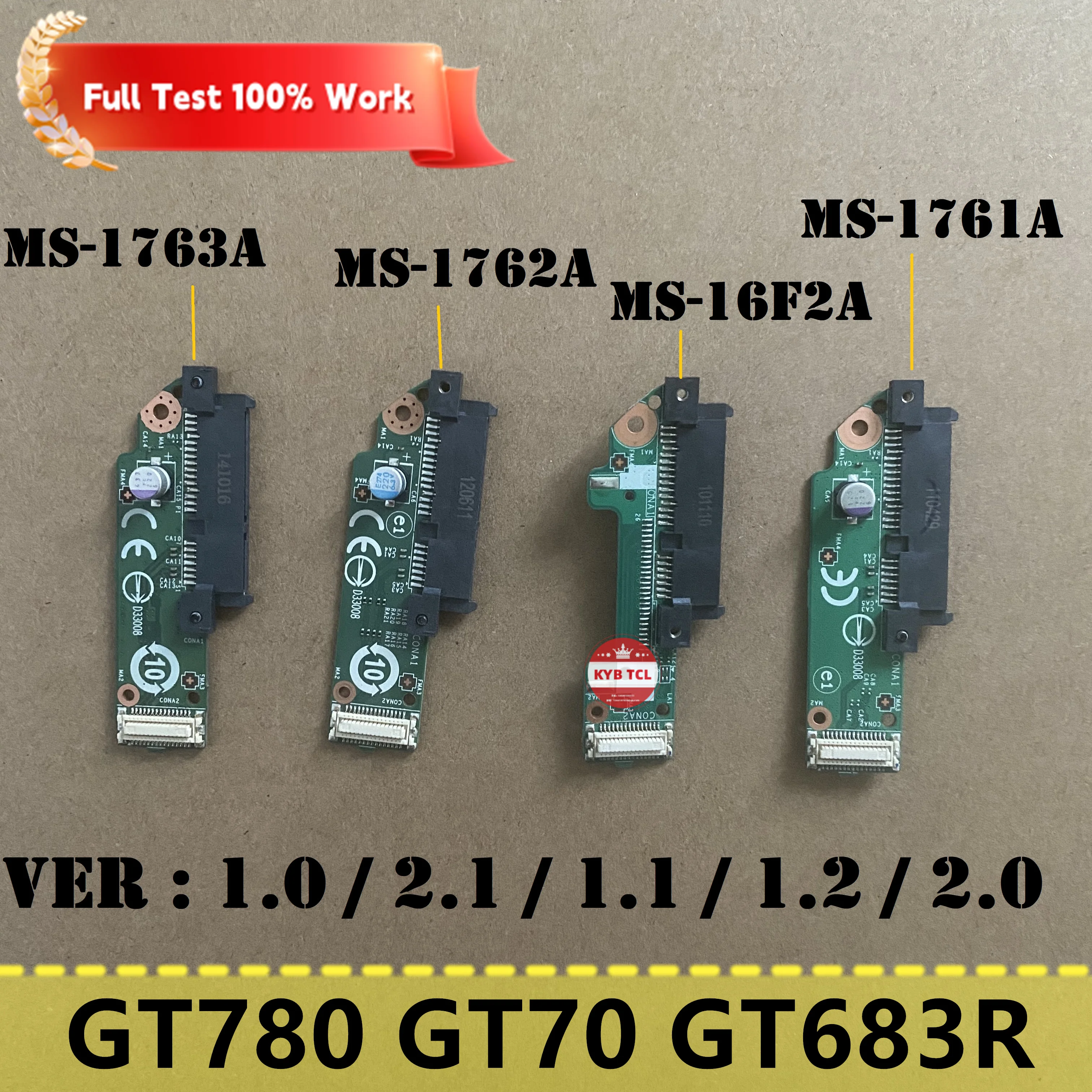 Laptop For MSI GT780 GT70 GT683-841US GT683R SATA Hard Drive HDD Connector Board MS-1761A MS-1762A MS-1763A MS-16F2A Notebook