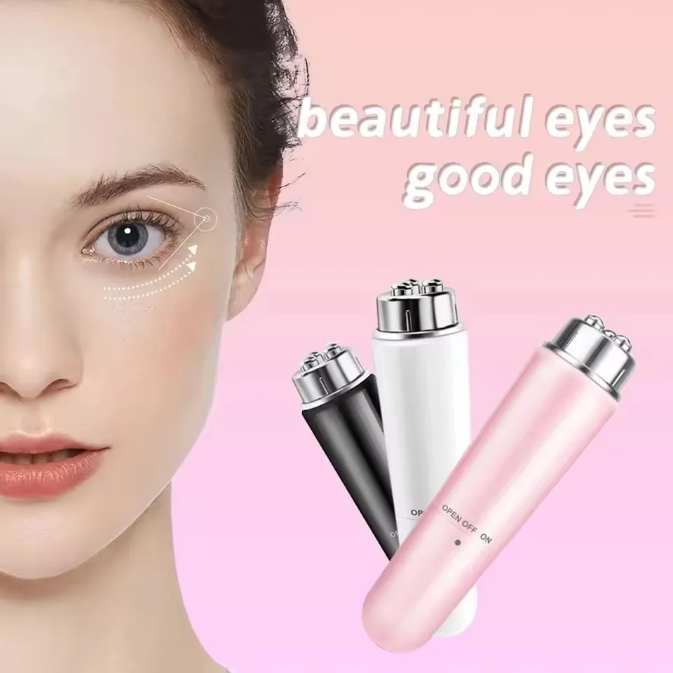 4 In 1 Electric Facial Massager Micro Vibration Eye Beauty Instrument Relax Dark Circles Bags Puffiness Eye Massage Care