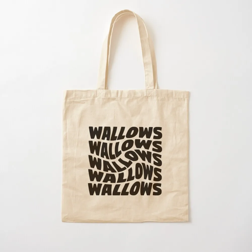 black wallows swirl design Tote Bag canvas tote bags great bag Cloth bag custom tote
