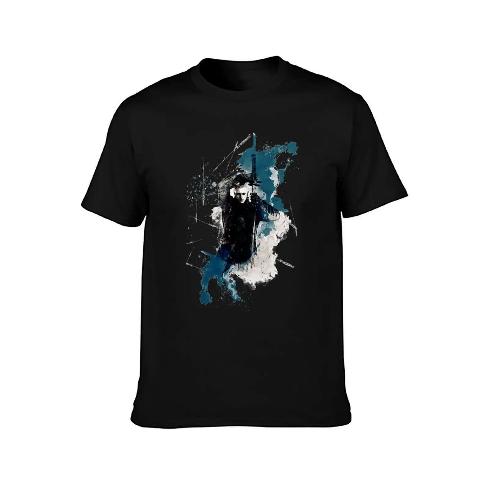 DMC - Vergil painting T-Shirt, Summer Casual Cotton Tee, Oversized Streetwear Tops, Vintage Graphic Print, Unisex Men Women