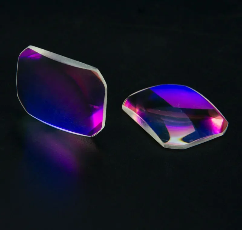 5PC di Fabbrica Difettoso di Vetro Ottico Plano Convessa Lente Asferica Lenti Laser Mezza Riflettere Trasmissione Lentes Focale Lunghezza 62