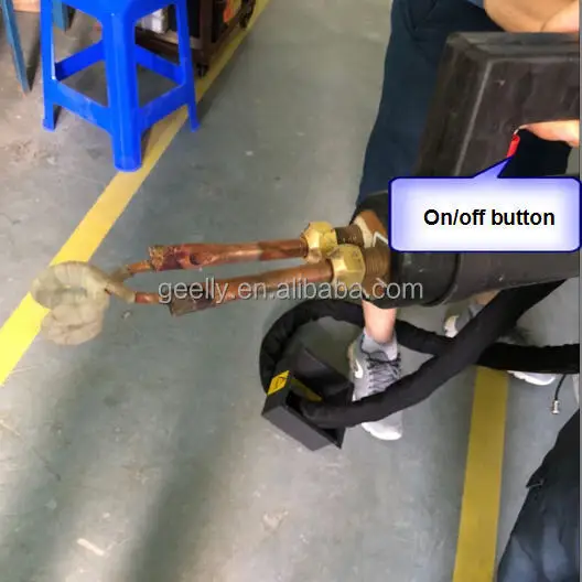 Mobile Induction Heater With Flexible Heating Coil Welding Machine For Tube Welding Brazing Of Transformer Copper Bar 20kw 20kw