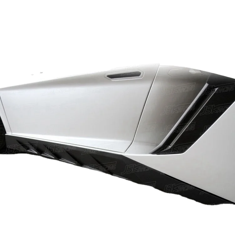 new N STYLE CARBON FIBER SIDE SKIRTS for 2011-2015 LAMBO AVENTADOR LP700-4