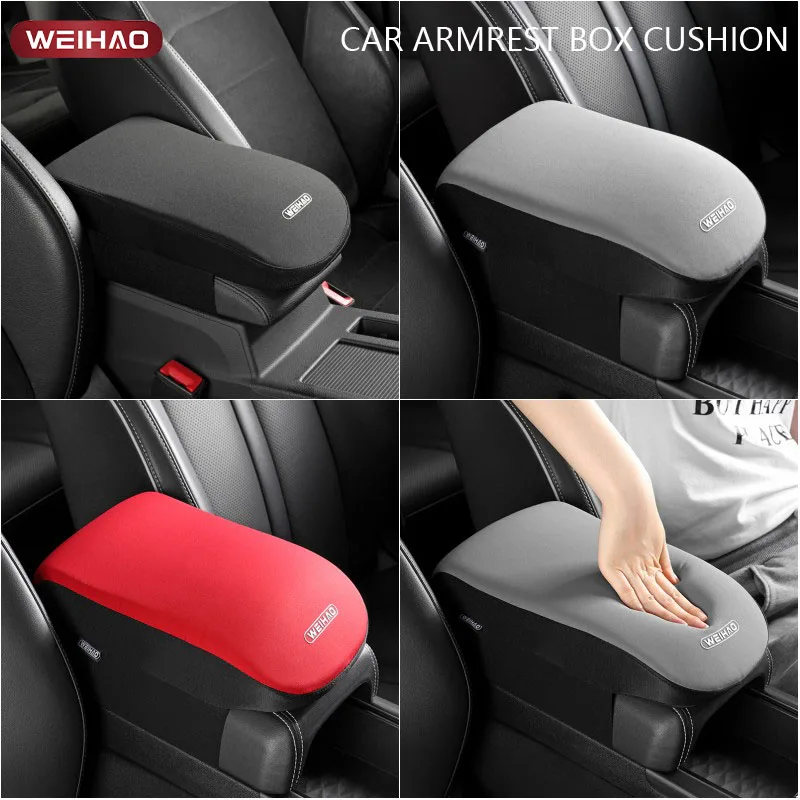 New Car Armrest Box Height Increasing Pad For Car Mounted Anti Drowsiness Hand Memory Cotton Central Pad Universal Popular Item