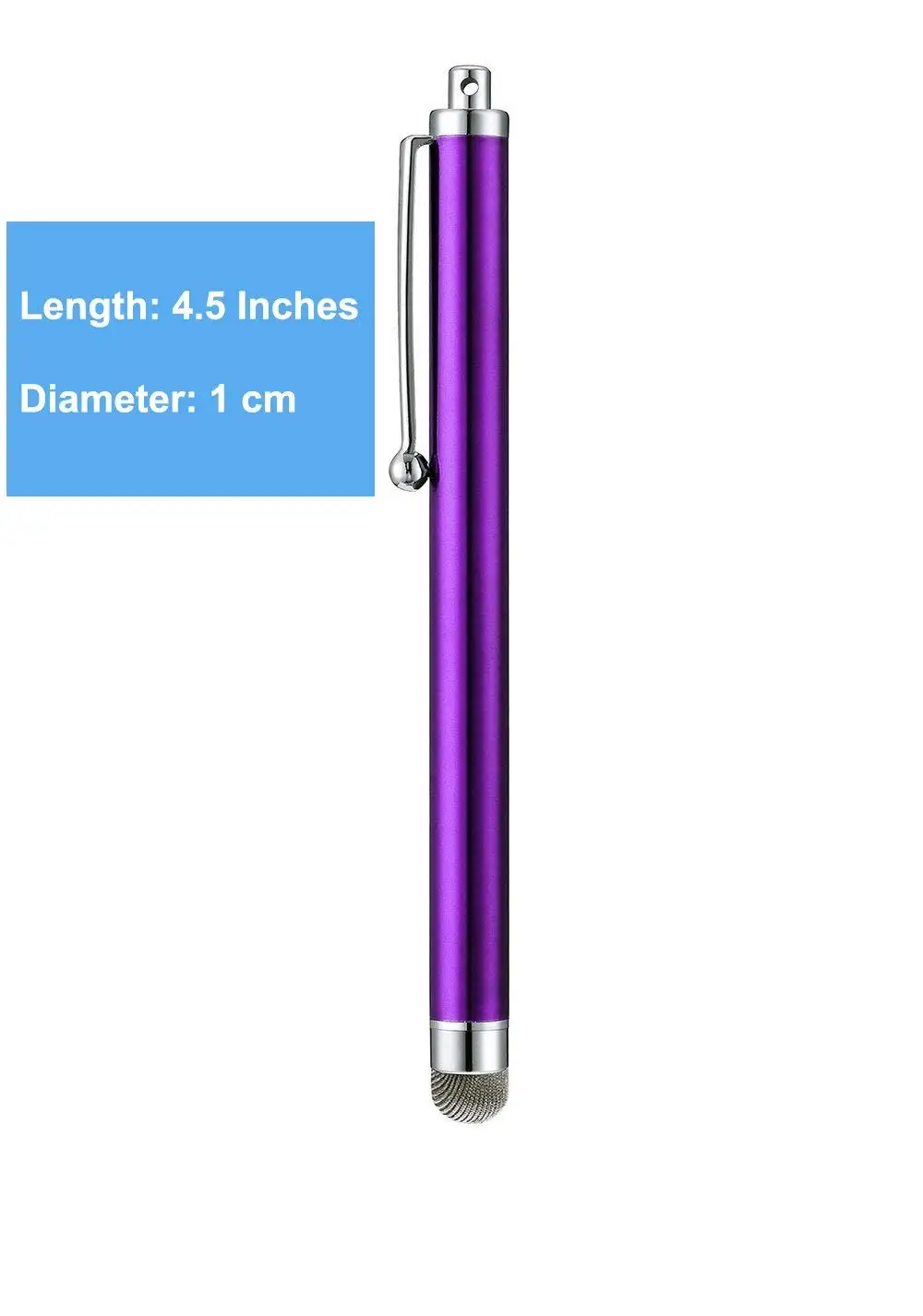 Caneta Stylus Capacitiva Universal Touchscreens de Alta Precisão, Compatível com iOS, Android, Kindle, iPad, iPhone, Tablets, 10pcs por conjunto