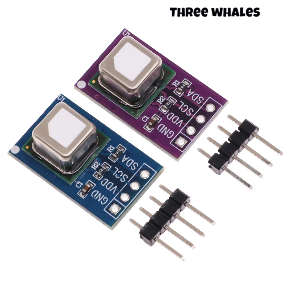 /SCD40 SCD41 Gas Sensor Module Detects CO2 CO2 Temperature and Humidity Two In One I2C Communication Purple with Pin Array image 2