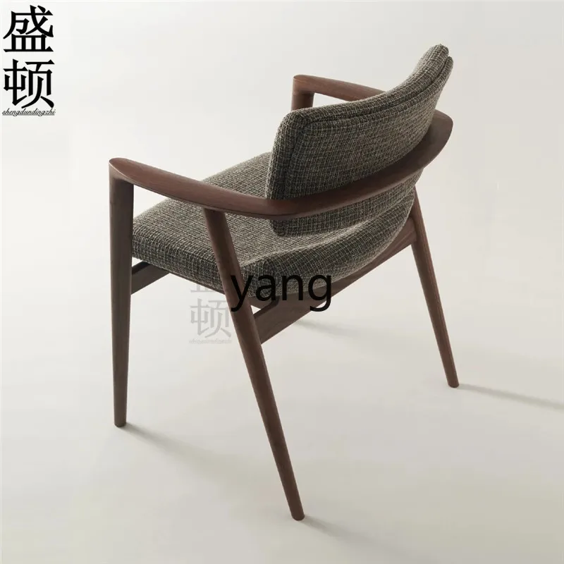 Yjq Solid Wood Post-Modern Minimalist Armchair Armchair Design Restaurant Hotel Chair