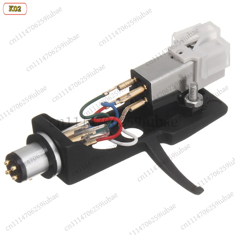 df df Cartridge Stylus with Turntable Headshell 4 Pin Contacts for Phonograph Gramophone LP Vinyl Player Record Needle
