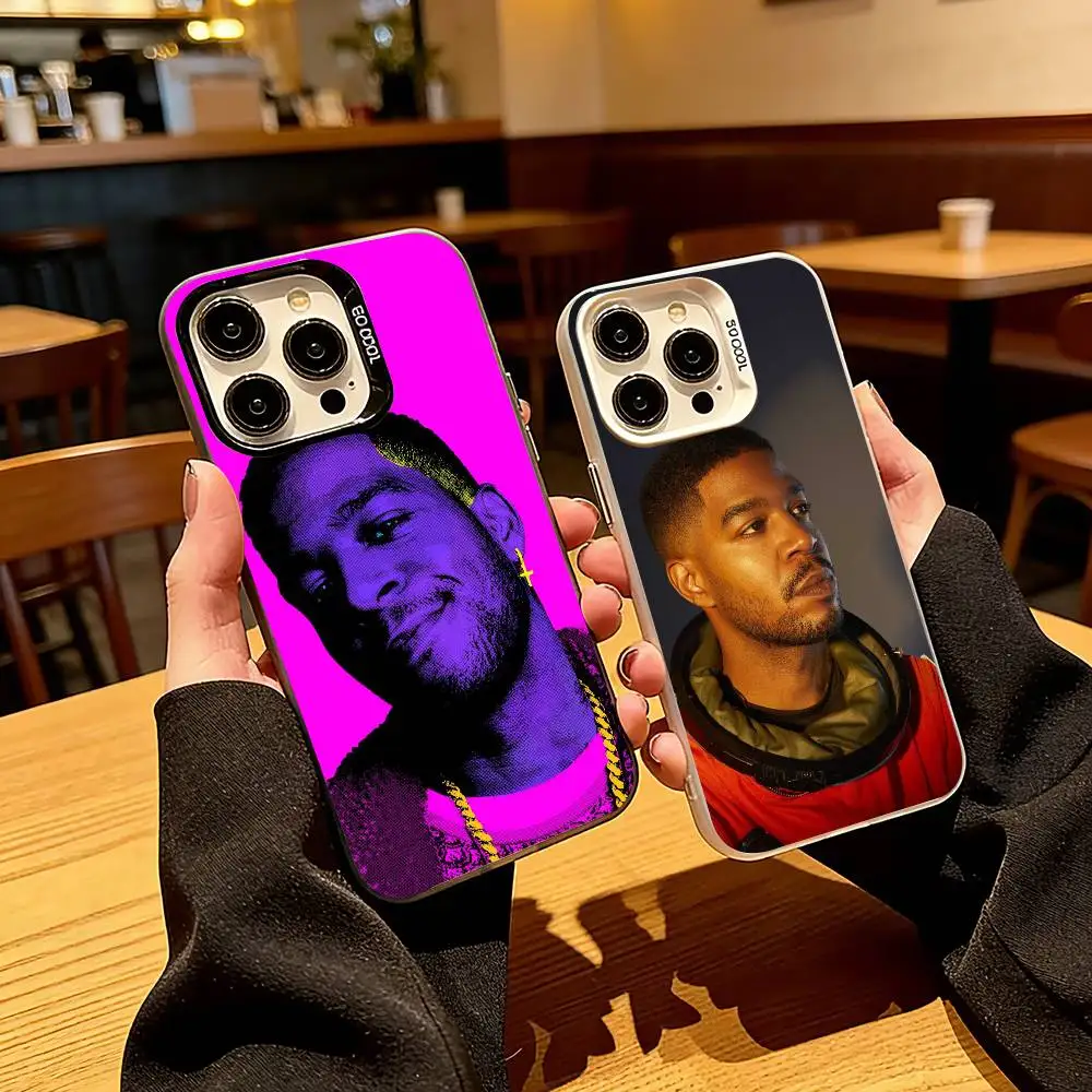 

Rapper and songwriter Kid Cudi Phone Case For iPhone 17,16,15,14,13,12,11 Plus,Pro Max,XS,Colored Silver Plated Inside Cover