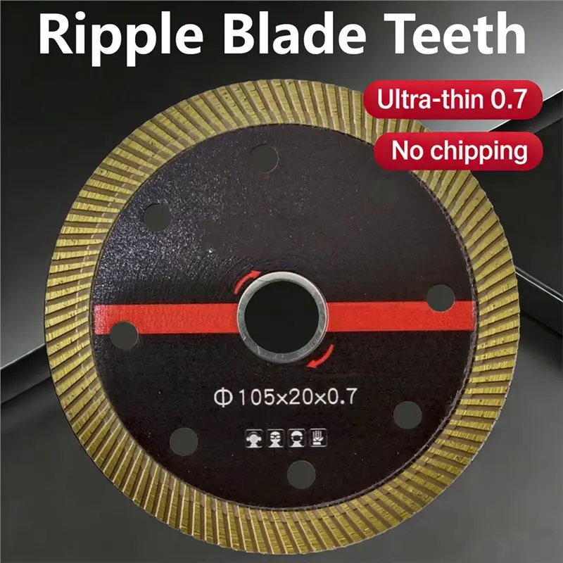 

CYCLI-Diamond Turbo Cutting Disc For Angle Grinder, For Porcelain Tile Cutter Saw Blade