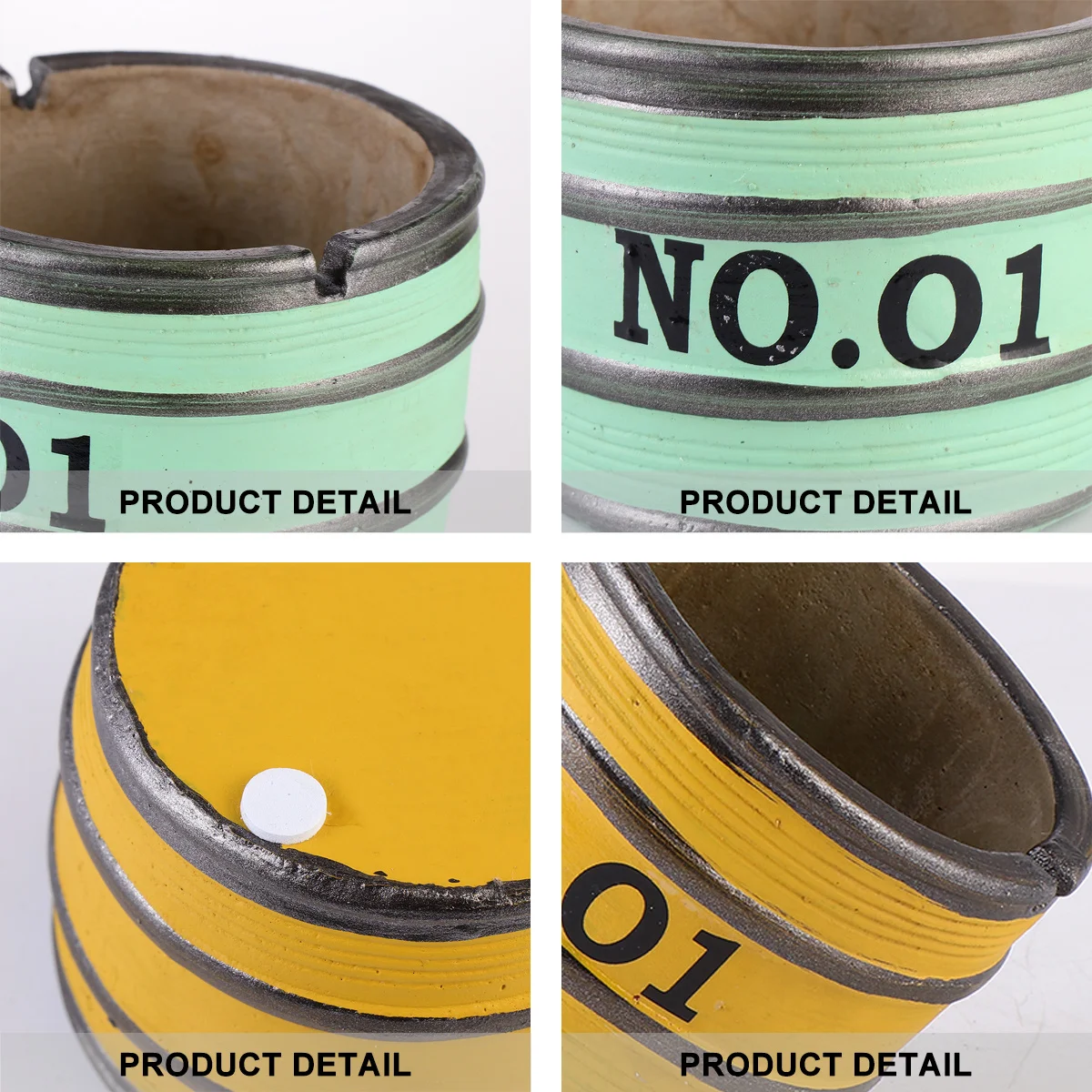 

Smoking Ash Tray Retro Ashtray Creative Ashtray Cigarette Butt Container Home Ornaments