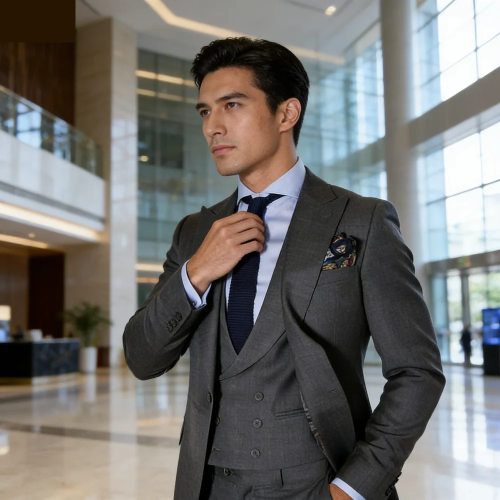 Men's Tailcoat Tuxedo in Royal Blue Made to Measure Wedding Groomsmen Long Fashion Blazer Smoking Suit Customizable Male Traje