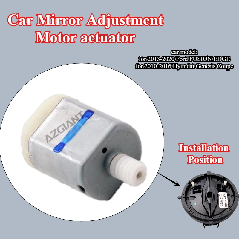 

AZGIANT Car Mirror Adjustment Motor actuator for Ford FUSION/EDGE 2013-2020 Hyundai Genesis Coupe 2010-2016 Strong power gadget