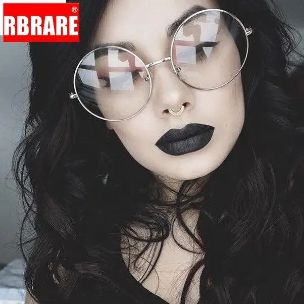 Large round glasses frames clearance