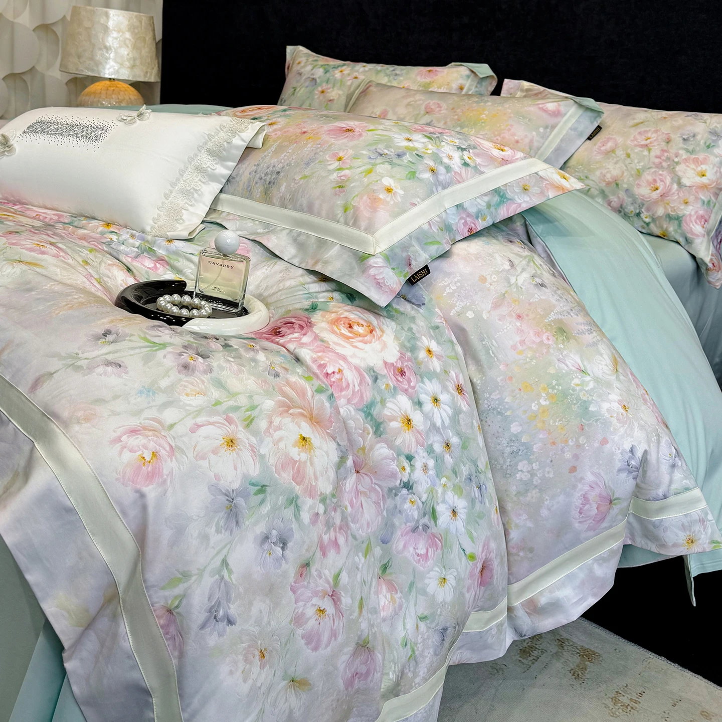 2026 New Model Bedding set Pure Cotton Queen king size Egyptian Long-staple Cotton Digital Printing 4-pcs Set High-end Gift Box
