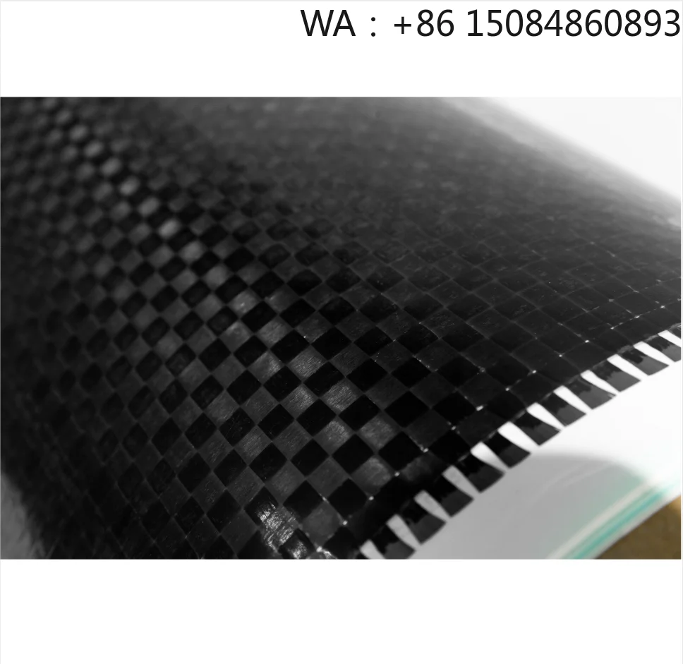 Preimpregnado de Fibra de Carbono Bidireccional 1K 3K 6K 12K UD, Material Compuesto con 45% de Contenido de Resina para Proyectos Industriales y Deportivos
