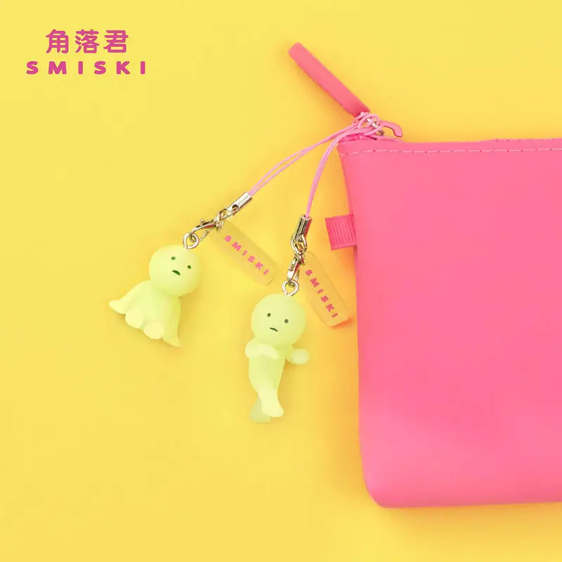 

New Smiski V4 Series Ornament New Blind Box Noctilucent Green Doll Action Figure Cartoon Desktop Decoration Model Doll fans Gift