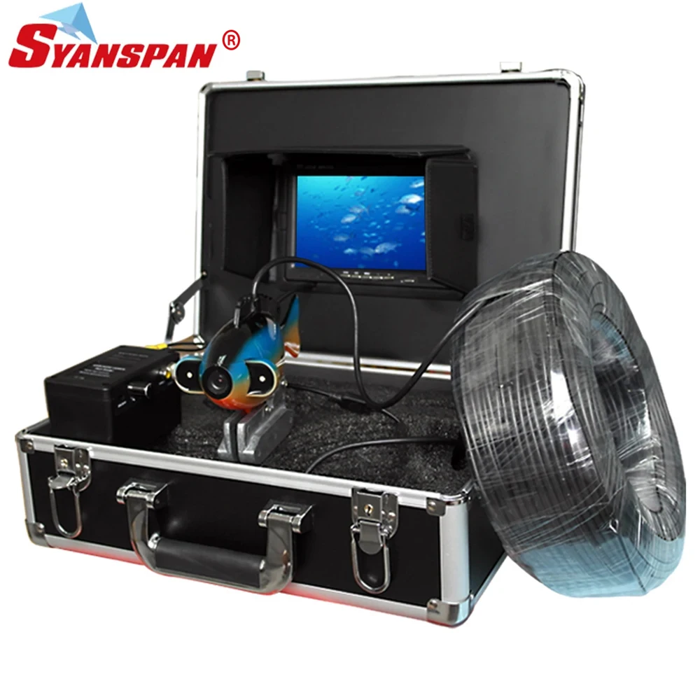 SYANSPAN Big Fish Camera HD DVR WIFI Underwater 100m Fish Finder Sea Detector Fishing camera 7''Display