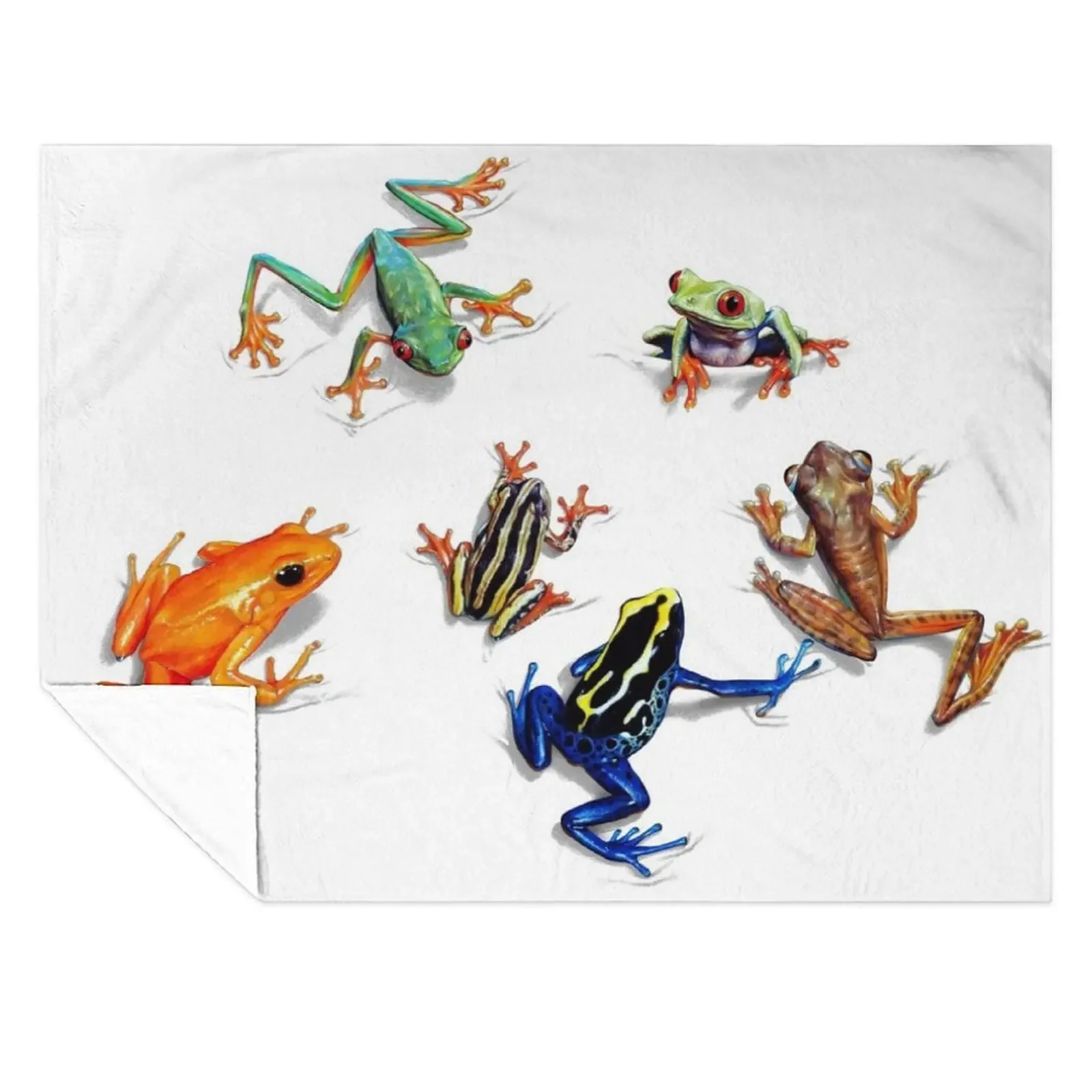 

Tropical Frogs Throw Blanket Moving Heavy Bed Sleeping Bag Blankets