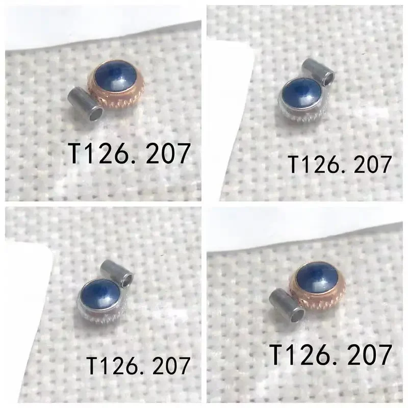 Piezas de repuesto para reparación de corona de reloj de acero, accesorios de repuesto para reloj bellissima T126.010 T126 T126.207, 1 Uds.