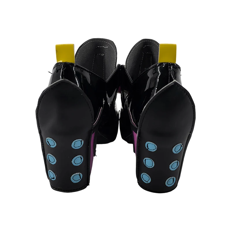 Zenless Zone Zero Yidhari Murphy Buty do Cosplayu Personalizowane Czarno-Fioletowe Buty Męskie Damskie na Halloween Karnawał Buty do Odgrywania Ról
