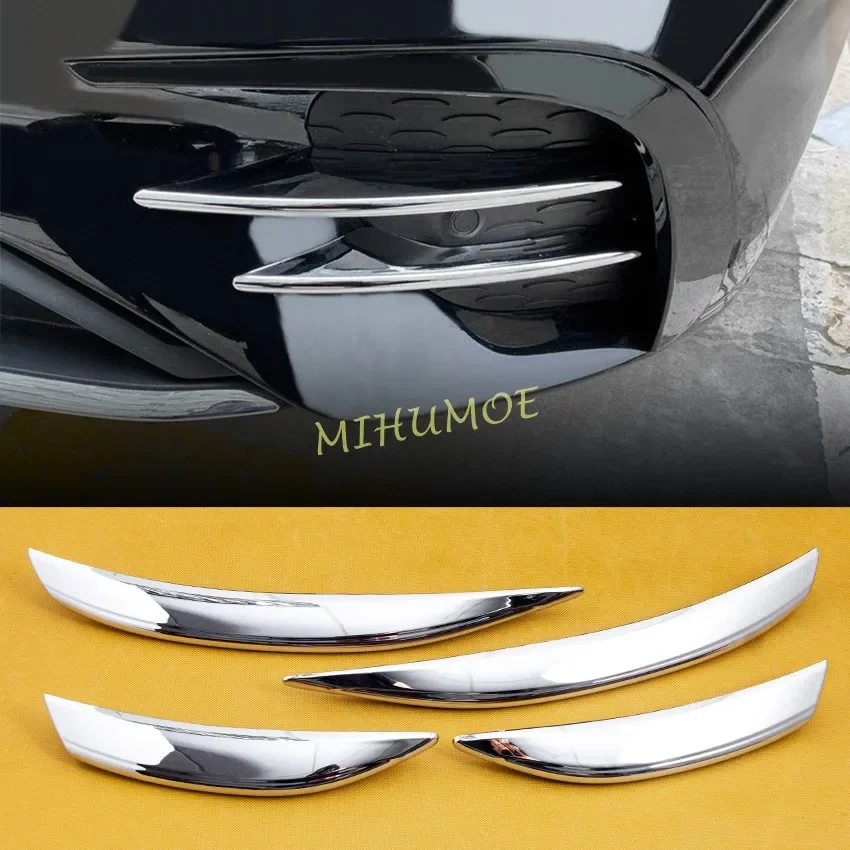 For 2024-2025 Mercedes-Benz E300 E350 E450 W214 S214 Front Bumper Grill Grille Trims Moulding Car Accessories Glossy Chrome