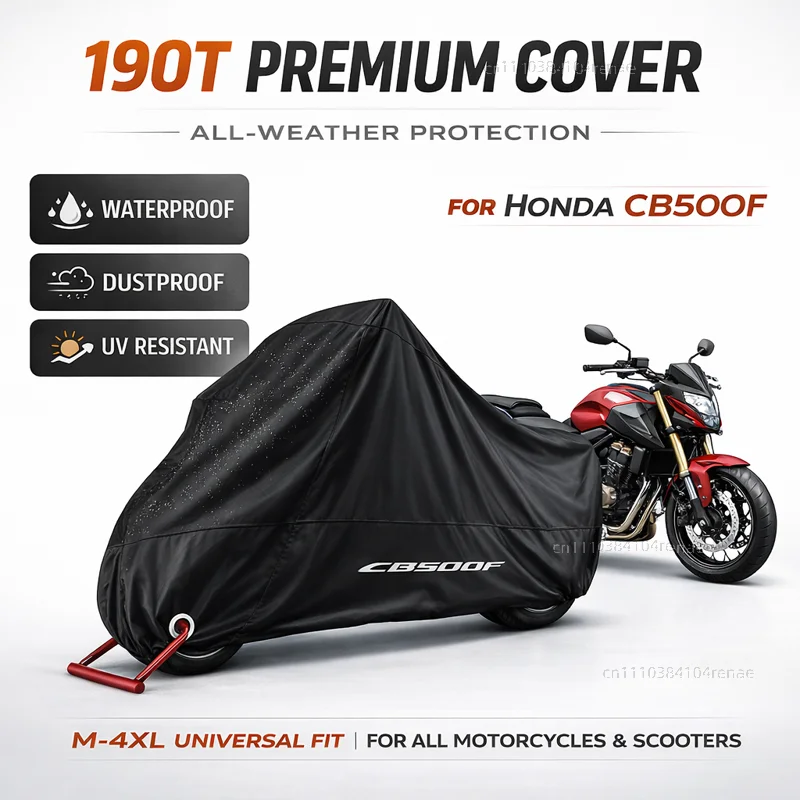 

For Honda CB500F CB 500F CB500 F 190T Motorcycle Cover Waterproof Dustproof UV Protection All Season