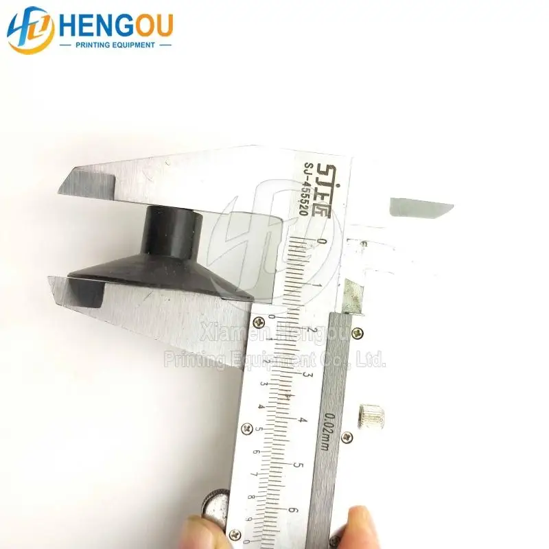 Ventouse en caoutchouc pour pièces de machine d'impression, 18x38x8x8