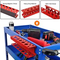 Magnetic Screwdriver Holder Metal Rack Wall Mount Screwdriver Tools Holder Rack For Scissors Carts Pegboard Garage Workbench