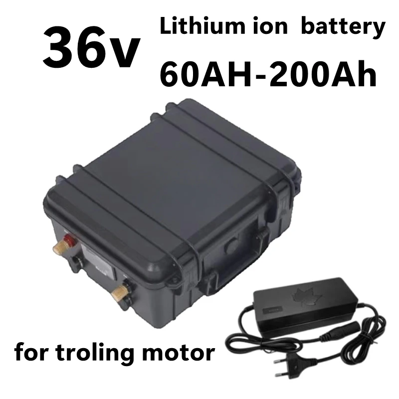 

60Ah 80Ah 100Ah 110Ah 120Ah 130Ah 150Ah 200Ah36v Lithium Li Ion Battery For Trolling Motor Propeller Fishing Boat +Charger